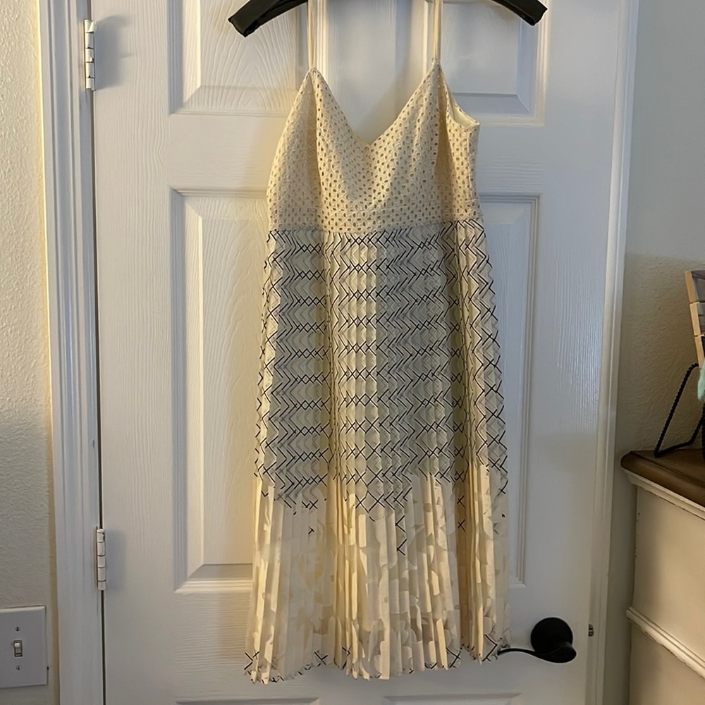 Spaghetti Strap Pleated Dress